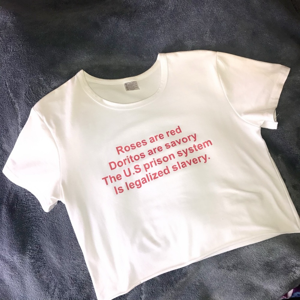 ❌SOLD❌Crop T-shirt - Picture 2 of 5